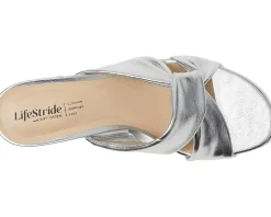 LifeStride Nori Silver Faux Leather Online