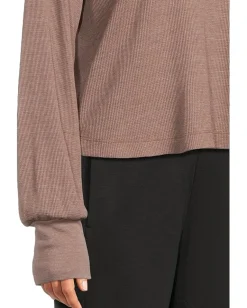 Women Michael Stars Norma Mock Neck Pullover