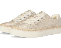 Blowfish Malibu Northshore Lace-Up Cream/Silver Fabric Hot