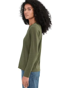 Madewell Northside Long Sleeve Tee Faded Ivy Outlet
