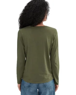 Madewell Northside Long Sleeve Tee Faded Ivy Outlet