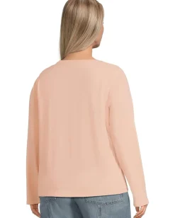 Madewell Northside Long Sleeve Tee Pale Blush Best