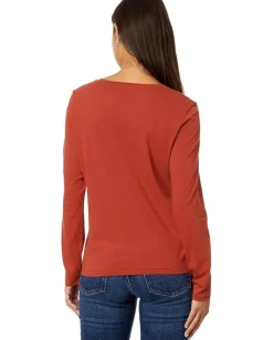 Madewell Northside Vintage Long-Sleeve Tee Etruscan Clay Outlet