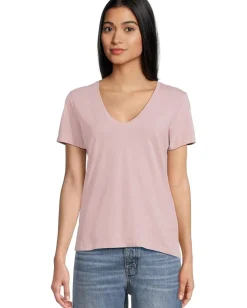 Madewell Northside V-Neck Tee Classic Lilac