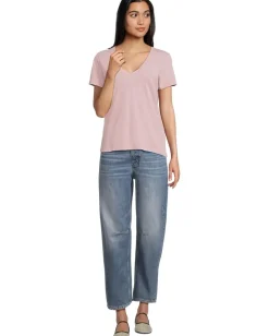 Madewell Northside V-Neck Tee Classic Lilac