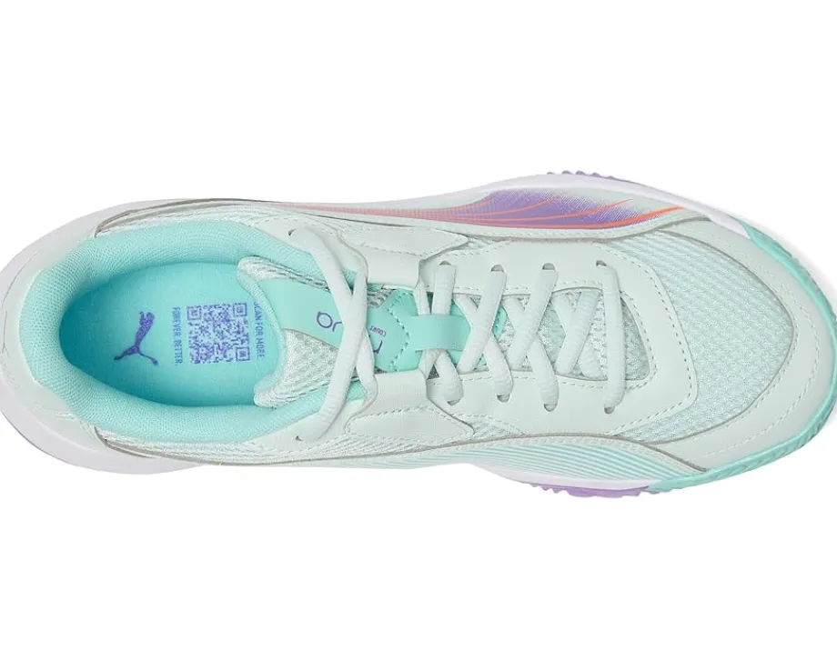 PUMA Nova Court Pickleball Shoes Peaceful Blue/Purple Glimmer/Safe Lake Hot