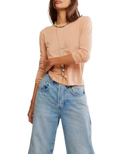 Women Free People Nova Tee Long Sleeve