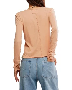 Women Free People Nova Tee Long Sleeve
