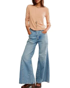 Women Free People Nova Tee Long Sleeve