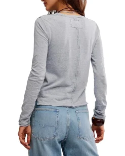 Free People Nova Tee Long Sleeve Greyhound Clearance