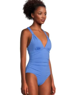 Tommy Bahama Novelty Pearl Vneck 1Pc Paradiso Blu Sale