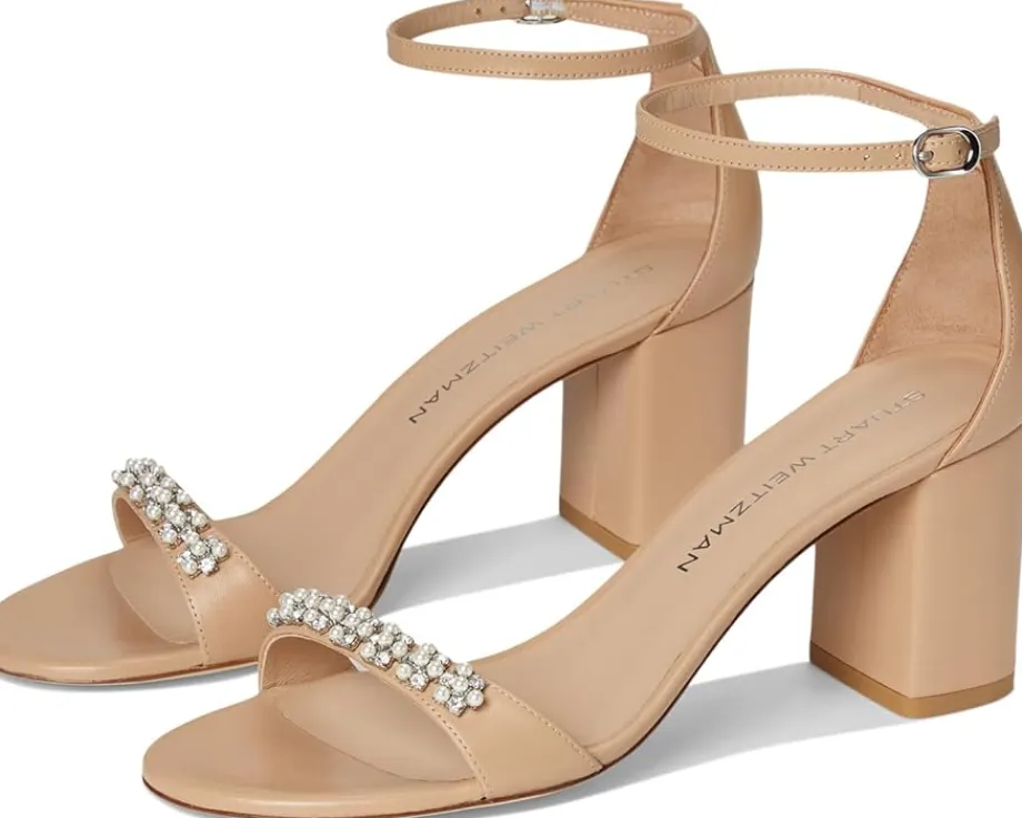 Women Stuart Weitzman Nudist Poppy Block 75