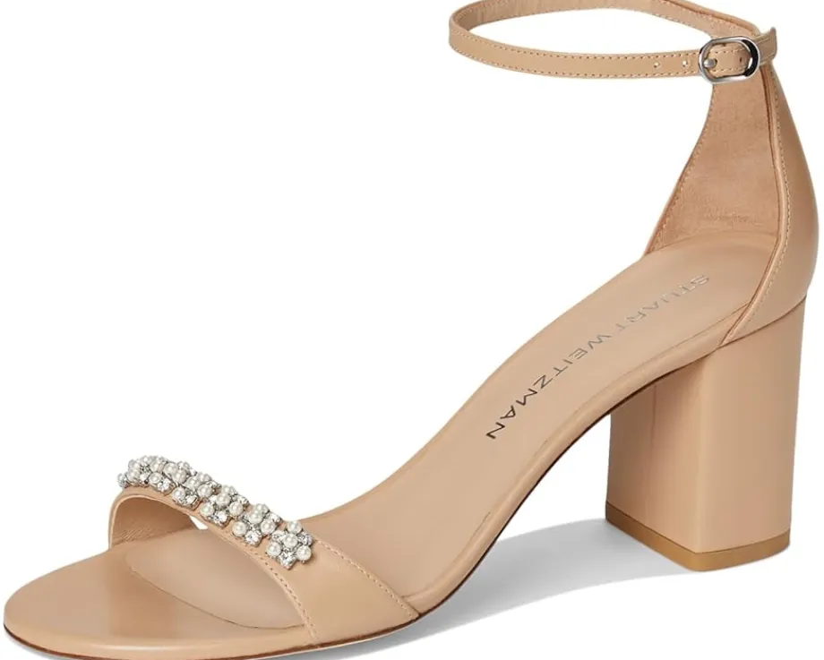 Women Stuart Weitzman Nudist Poppy Block 75