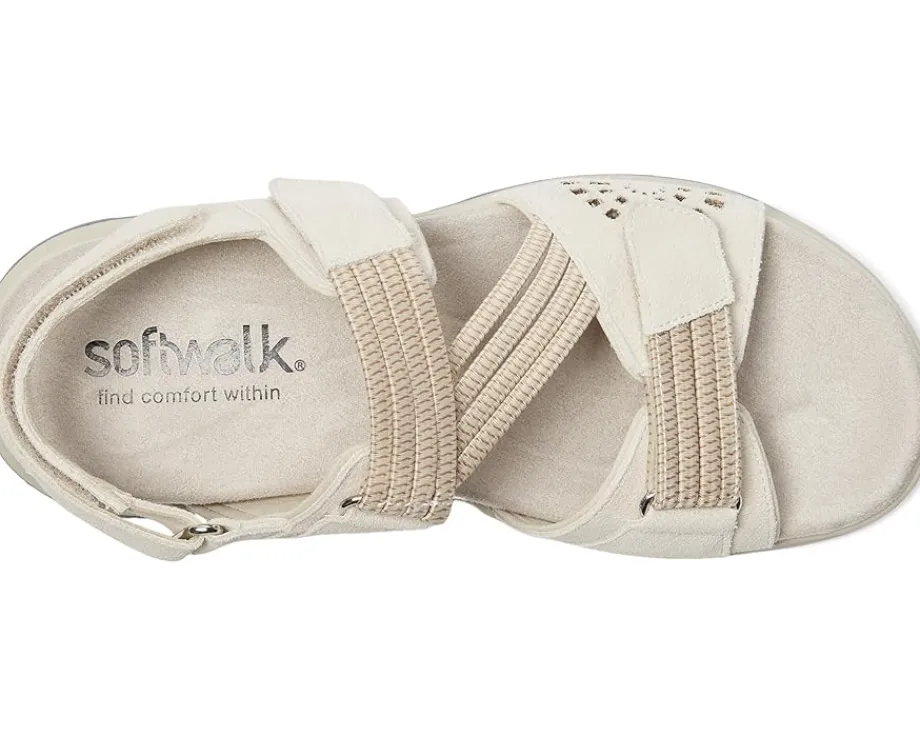 SoftWalk Oahu Ivory Suede Hot