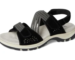 SoftWalk Oahu Black Suede Clearance