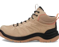 ECCO Sport Offroad Waterproof Mid Hiking Boots Nude Oil Nubuck/Coral Nubuck Online