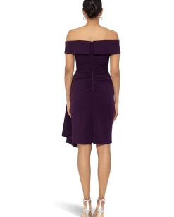 Women XSCAPE Off-the-Shoulder Scuba Crepe with Drape