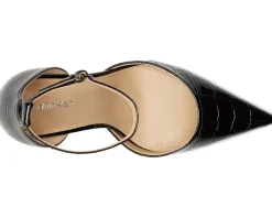 Calvin Klein Olettia Black Croco Sale