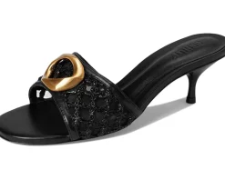 Schutz Olga Kitten Embroidery Black 5 Discount