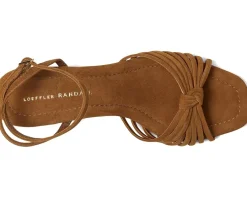 Women Loeffler Randall Olivia Knot Mid Heel Sandals