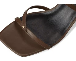 Vince Ona Strappy Sandals Nutwood Brown Leather Online