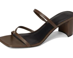Vince Ona Strappy Sandals Nutwood Brown Leather Online