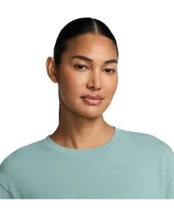 Nike One Relaxed Dri-FIT Cropped Short-Sleeve Top Cannon Outlet