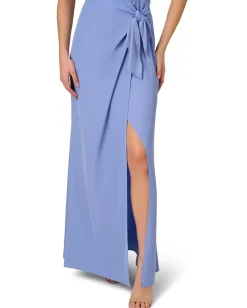 Adrianna Papell One-Shoulder Gown Peri Cruise New