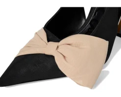 Sam Edelman Onia Slingback Shoes Black/Honey Sand Sale