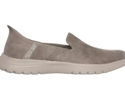 SKECHERS On-The-Go Flex - Captivating Hands Free Slip-Ins Taupe Sale