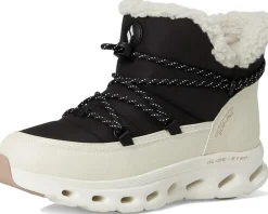 SKECHERS On-The-Go Glide Step 2.0 Puffer Boots Black/Natural New