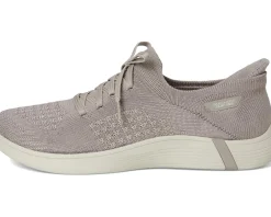 SKECHERS On-The-Go Hands Free Slip-ins Swift w/ Knit Fit Taupe New