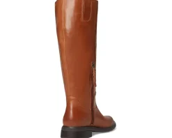 Naturalizer Ontime Knee High Boots English Tea Brown Leather Hot