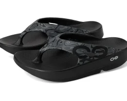 OOFOS Ooriginal Sport Thong Black Water Camo Best