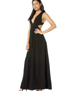 Women JILL JILL STUART Open Back Deep V Gown