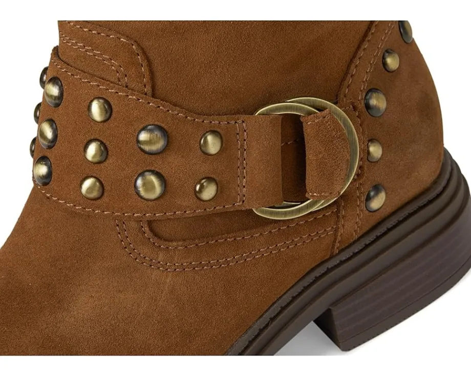 Naturalizer Optimus Dark Chestnut Stud Suede New