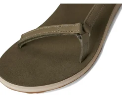 Teva Original Universal Slim Lea Burnt Olive New