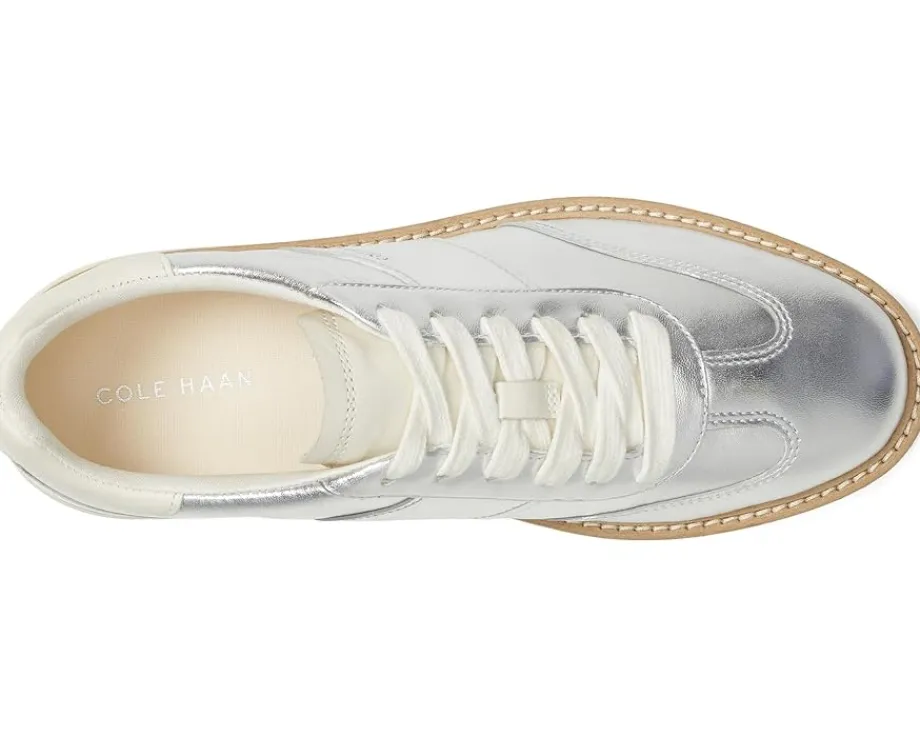 Cole Haan Originalgrand Max Platform Sneakers Silver Metallic/Ivory Hot