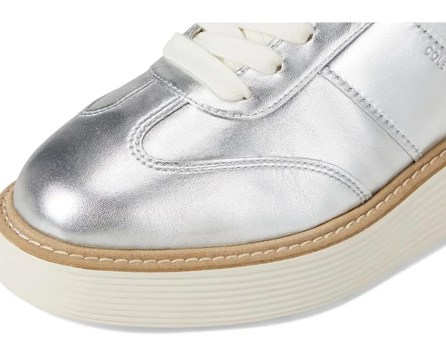 Cole Haan Originalgrand Max Platform Sneakers Silver Metallic/Ivory Hot