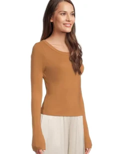 Michael Stars Orion Crop Tee Cumin Discount