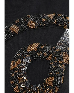 AllSaints Ouros Amelie Tee Black Outlet