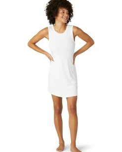 Beyond Yoga Out Of Town Dress True White Discount