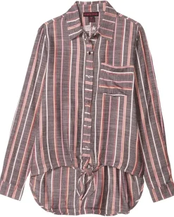 Women Rock and Roll Cowgirl Outlaw Long Sleeve Woven B4B4505