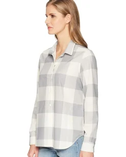 Woolrich Over and Out Shirt Beachside Gray Check Hot