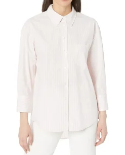 Women Liverpool Los Angeles Oversized Classic Button Front Shirt