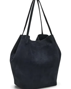 Madewell Oversized Soft Grain Shopper - Suede Juniper Berry Outlet