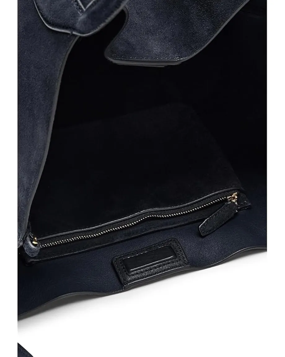 Madewell Oversized Soft Grain Shopper - Suede Juniper Berry Outlet