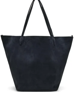 Madewell Oversized Soft Grain Shopper - Suede Juniper Berry Outlet