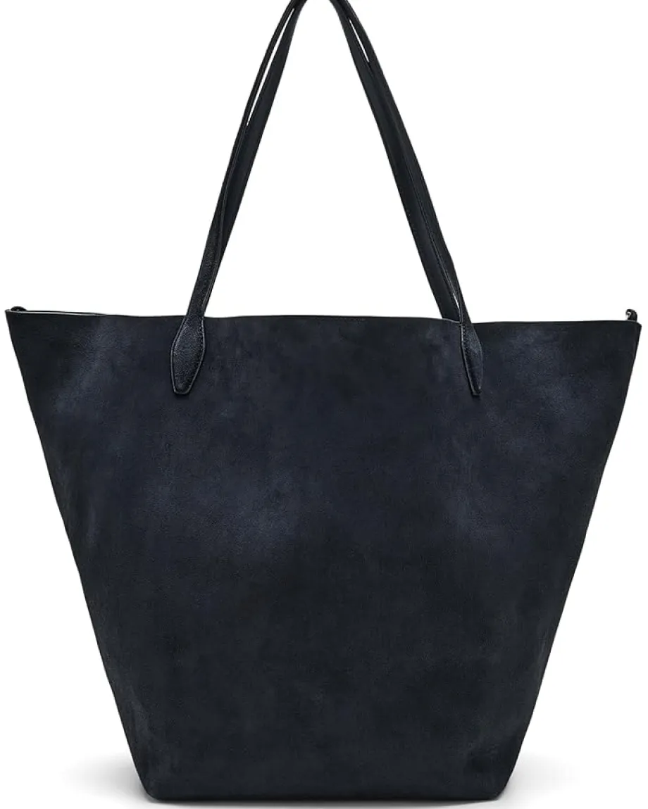 Madewell Oversized Soft Grain Shopper - Suede Juniper Berry Outlet