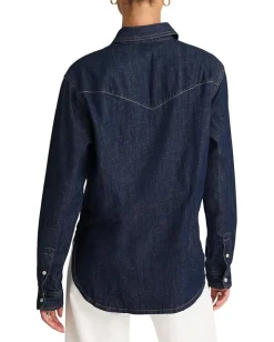 Women Madewell Oversized Western Shirt In